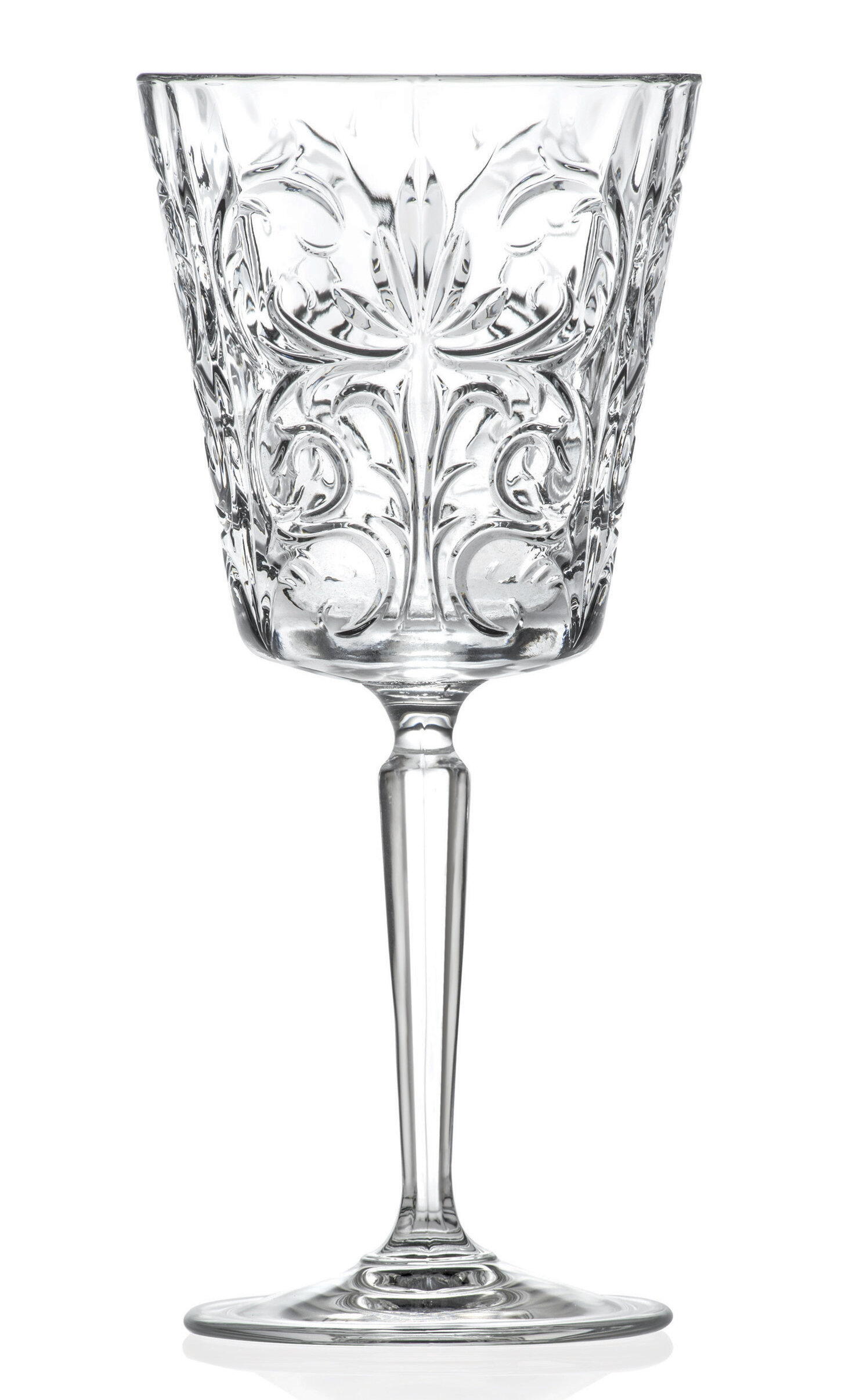 10oz 6 Utopia Dante Wine Goblets in Clear Made of Glass 290ml 