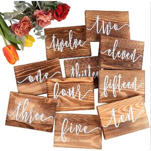60 Wooden Base Rustic Wedding Table Number Place Name MEMO Card Stand Holder 
