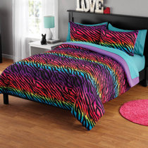 rainbow queen comforter set