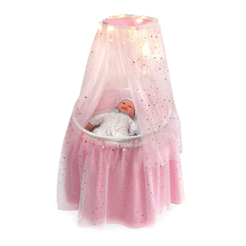 round bassinet with canopy