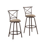 Bar & Counter Swivel Stool (Set of 2) by Wildon Home®
