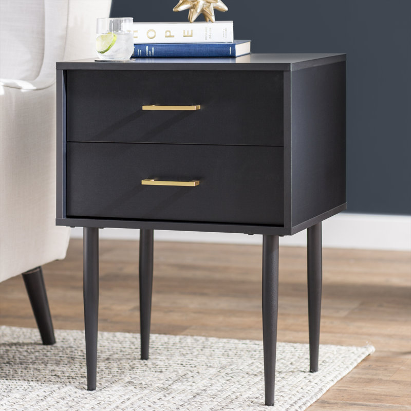 Mercer41 Winningham 2 Drawer Nightstand Reviews Wayfair