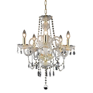 Ogden 5-Light Crystal Chandelier