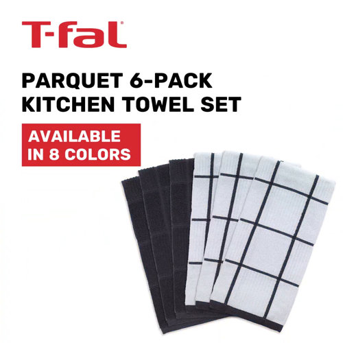 T-fal Solid and Check Dish Cloth & Reviews | Wayfair