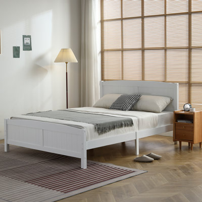 ( different color ) Heffron Solid Wood Bed