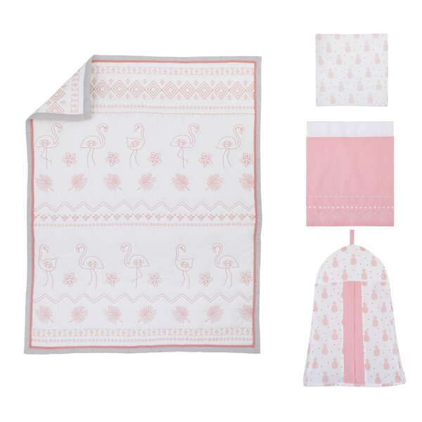 flamingo nursery bedding