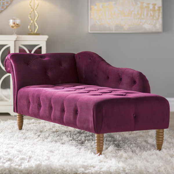 wayfair pink chaise lounge