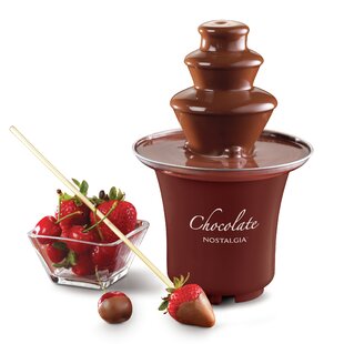 Chocolate Fondue Fountain 4 Tiers Stainless Steel Electric Chocolate Melting Machine for Kids and Parties 