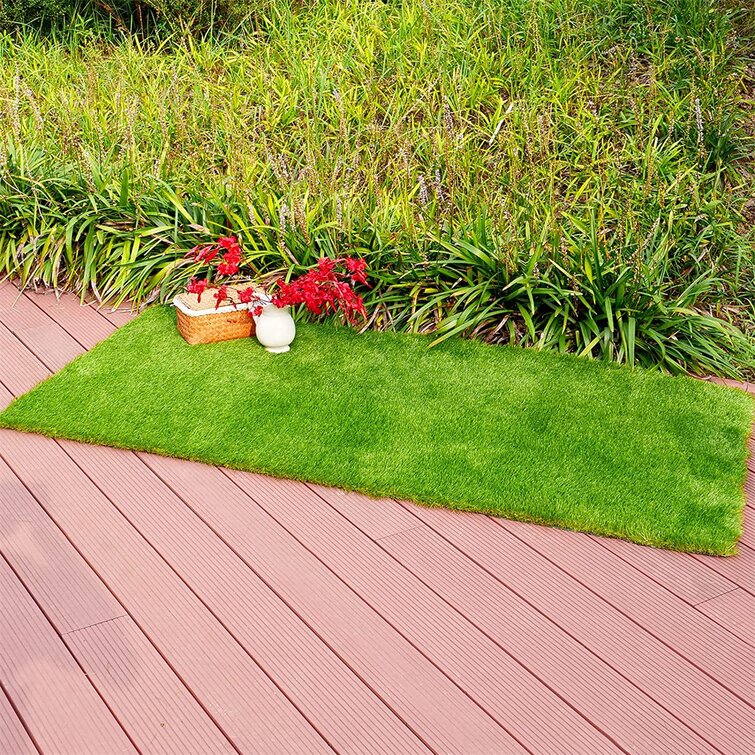 Synthetic Landscape Artificial Grass Turf Fake Grass Floor Mat Garden Lawn Yard 