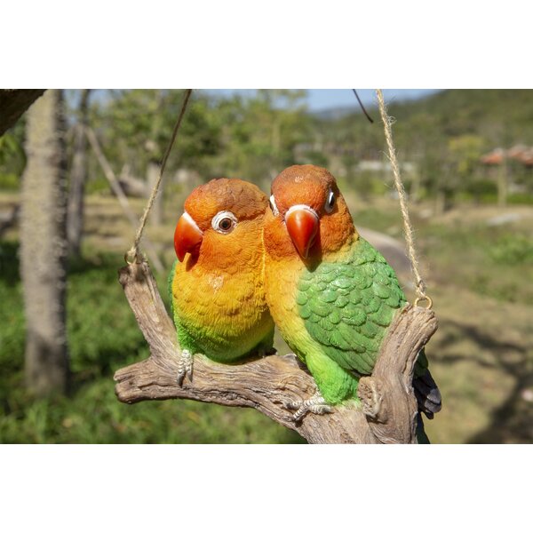 Parrots Standing Perch Pet Birds Hanging Holder Small and Medium Bird Cotton Rope Swing Soft Ring Bed for Parrot Parakeets Conures Macaws Cockatiels Love Birds