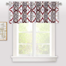 Wayfair | Red Valances & Kitchen Curtains You'll Love in 2022