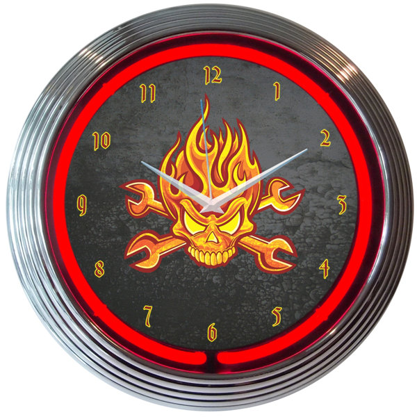Skull Clocks Wayfair