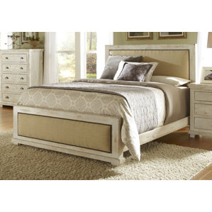 Assya Upholstered Panel Bed by Lark Manor