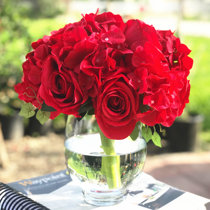 Hydrangea Red Faux Flowers You Ll Love In 2021 Wayfair