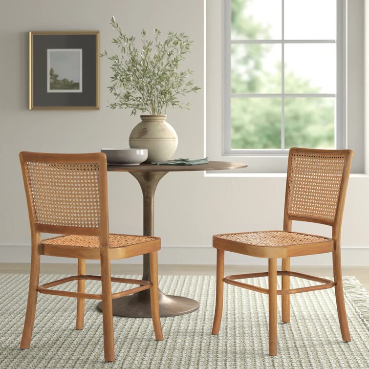 alana solid wood side chair