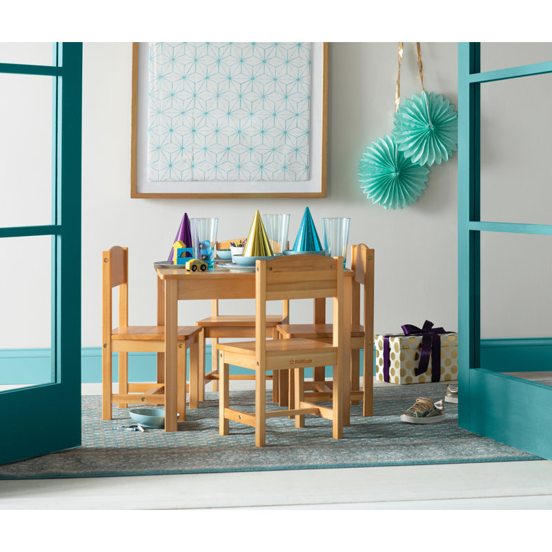 Kidkraft Farmhouse Kids 5 Piece Square Table And Chair Set Reviews