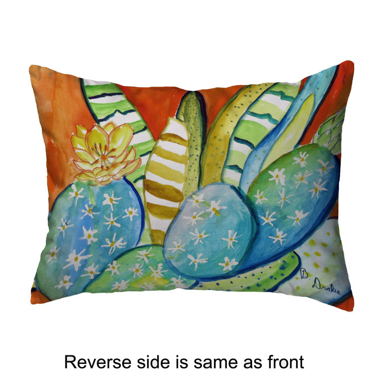 outdoor cactus pillow