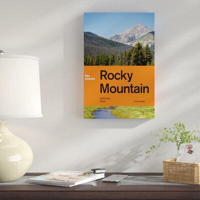 'Rocky Mountain National Park by Brandon Kish' Graphic Art Print on Canvas East Urban Home Size: 26