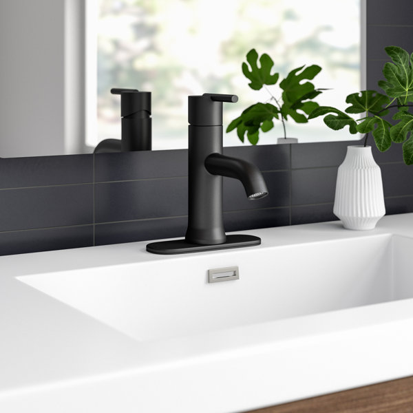 Modern Contemporary Black Matte Bathroom Faucet Allmodern