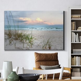 Playing On Beach Stretched Canvas Print Framed Wall Art Home Kid Room Decor Gift 
