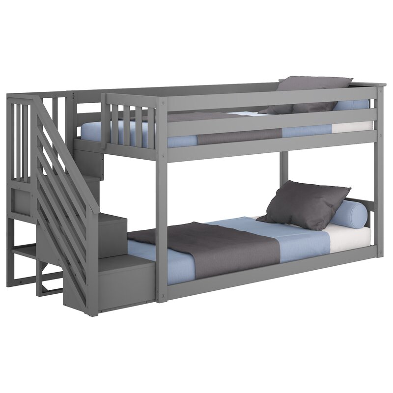 savannah wooden bunk bed with drawers