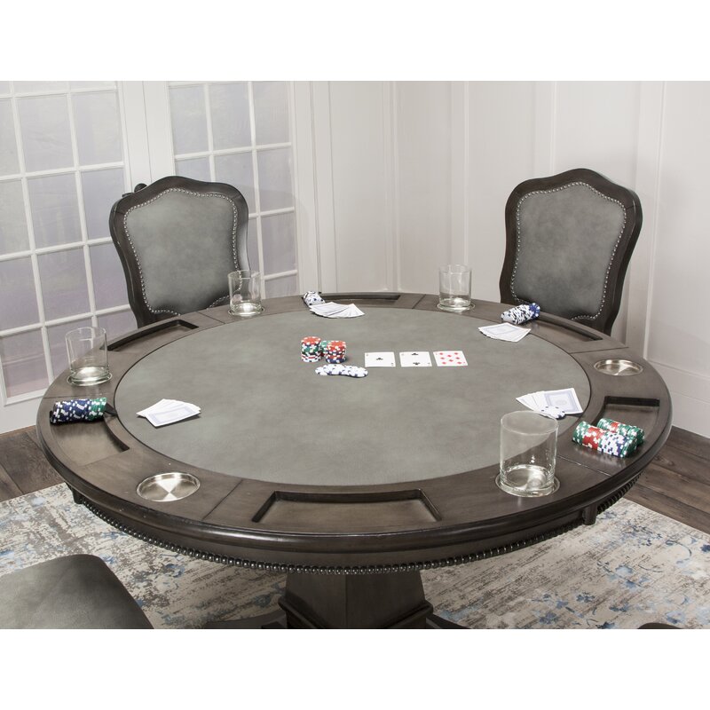 Canora Grey 48 L Oroville Reversible Flip Top Poker Table Wayfair
