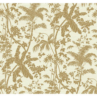 York Wallcoverings Ashford Toiles Fanciful Floral 27 L X 27 W