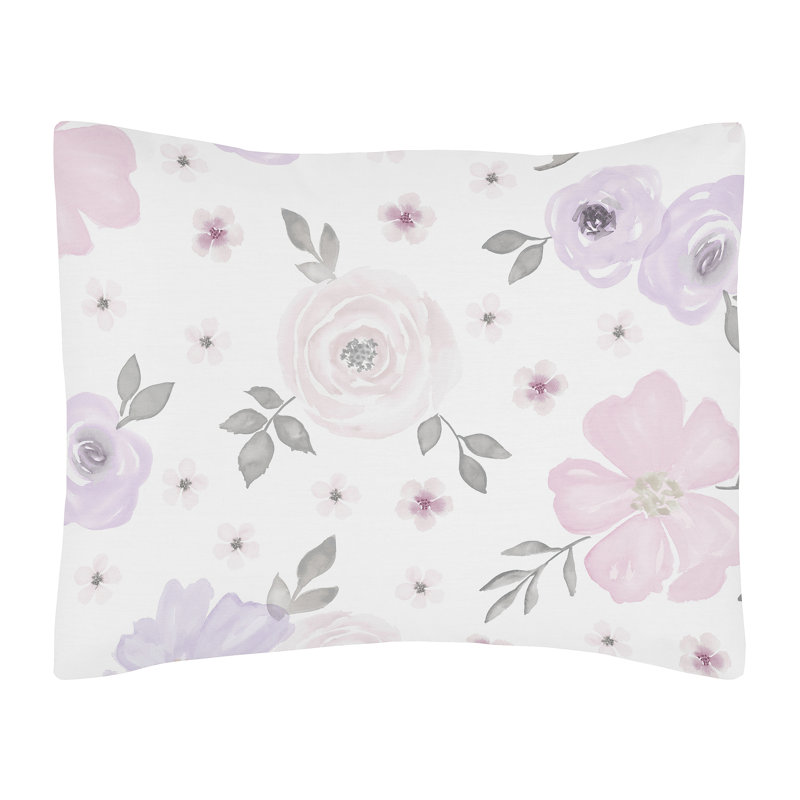 sweet jojo watercolor floral comforter