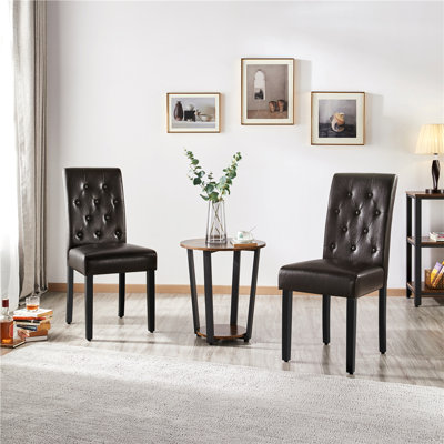 Clintock Tufted Upholstered Dining Chair