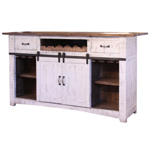 Reclaimed Wood Bar Cabinet Wayfair Cie Wooden Bar Cabinet