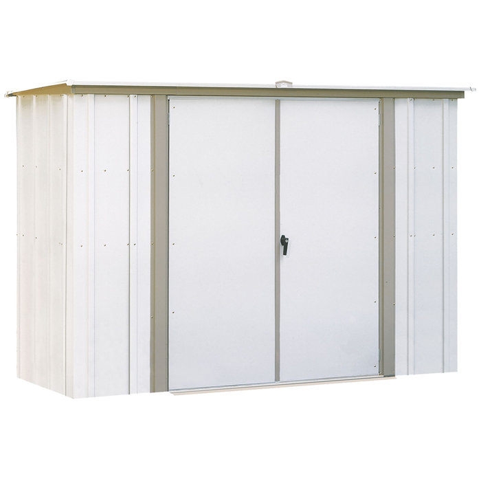 Arrow 8 Ft W X 3 Ft D Metal Storage Shed Reviews Wayfair Ca