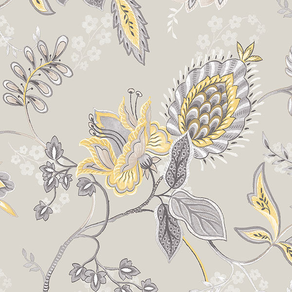 Charlton Home Lynnfield 32 7 X 20 5 Jacobean Floral Wallpaper