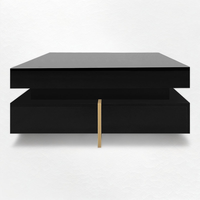 Nataka Coffee Table Color: Black