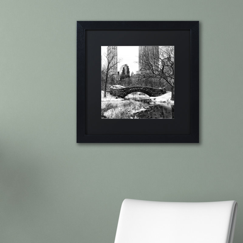 Trademark Art Gapstow Bridge Central Park Framed Photographic