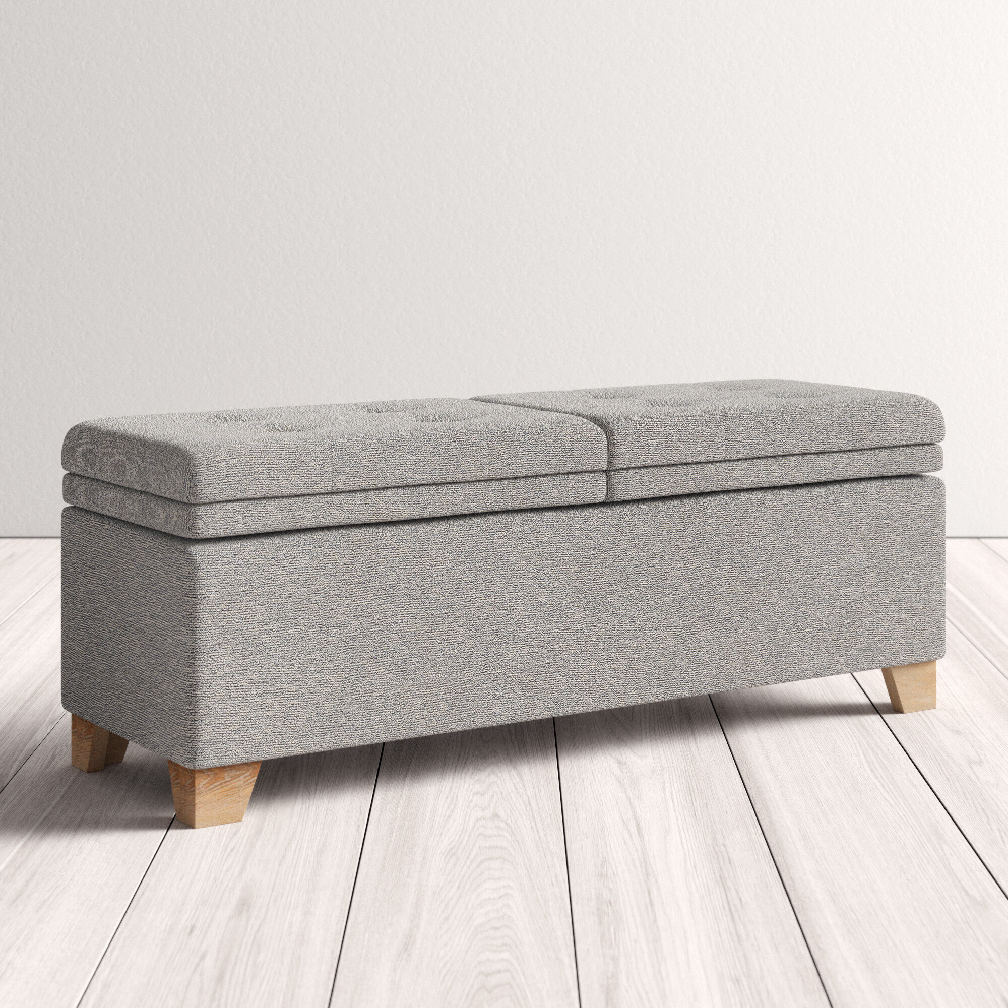 Almeida Upholstered Storage Bench Reviews Allmodern