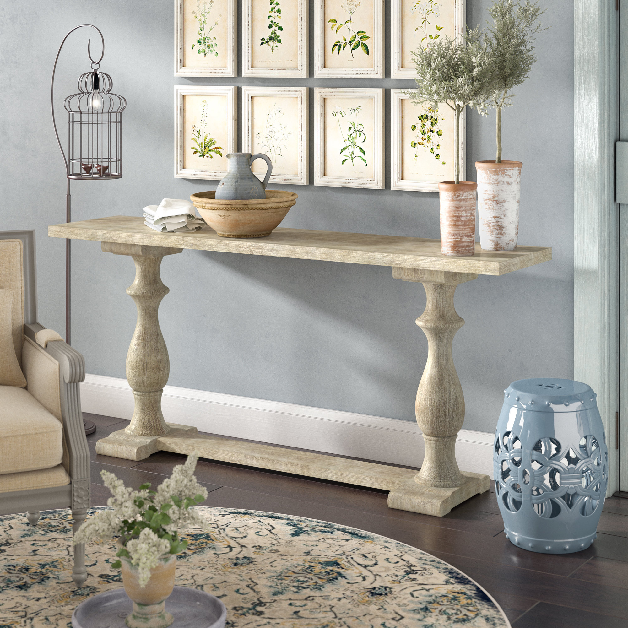 One Allium Way® Oakville 71'' Solid Wood Console Table & Reviews Wayfair