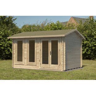 Viers 13 X 11 Ft. Tongue & Groove Log Cabin By Sol 72 Outdoor