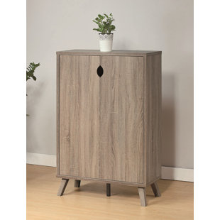 Narrow Entryway Shoe Cabinet Wayfair Wooden Entryway Shoe Storage Cabinet