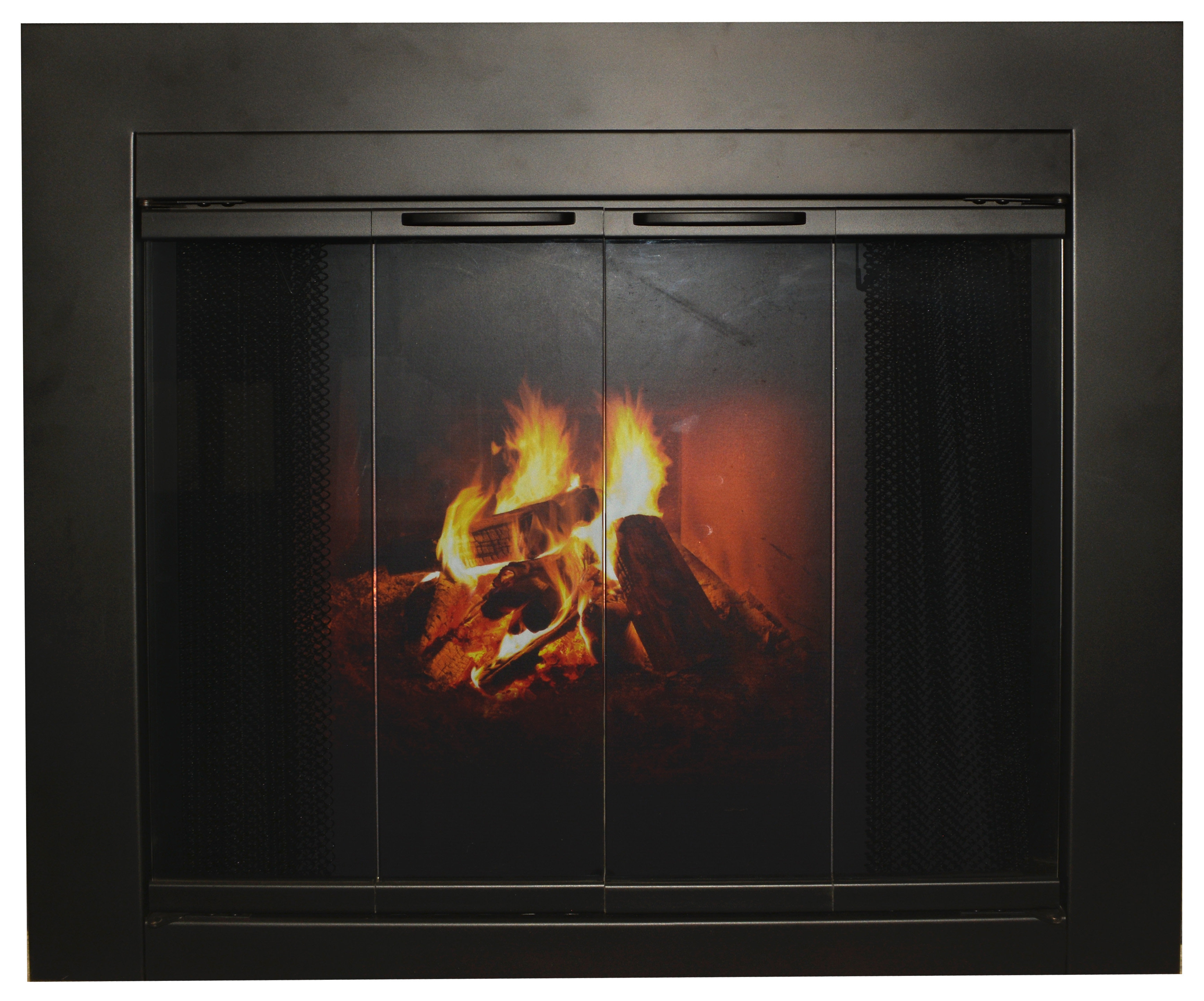 Fremont Bifold Steel Fireplace Doors