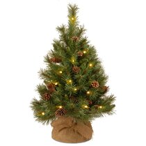 Wayfair | 3 Foot Pre-Lit Christmas Trees You'll Love In 2022