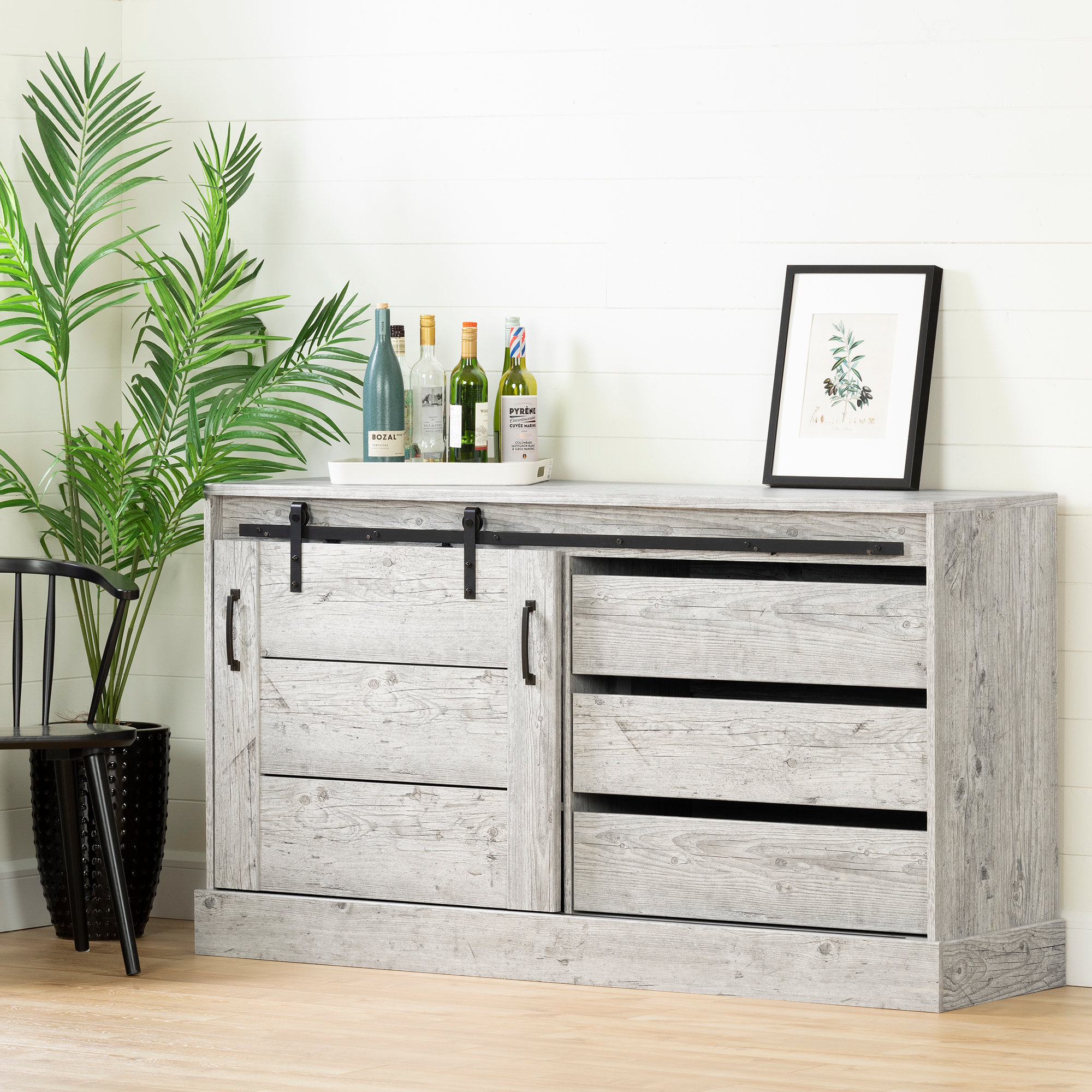 South Shore Harma Buffet Table Reviews Wayfair