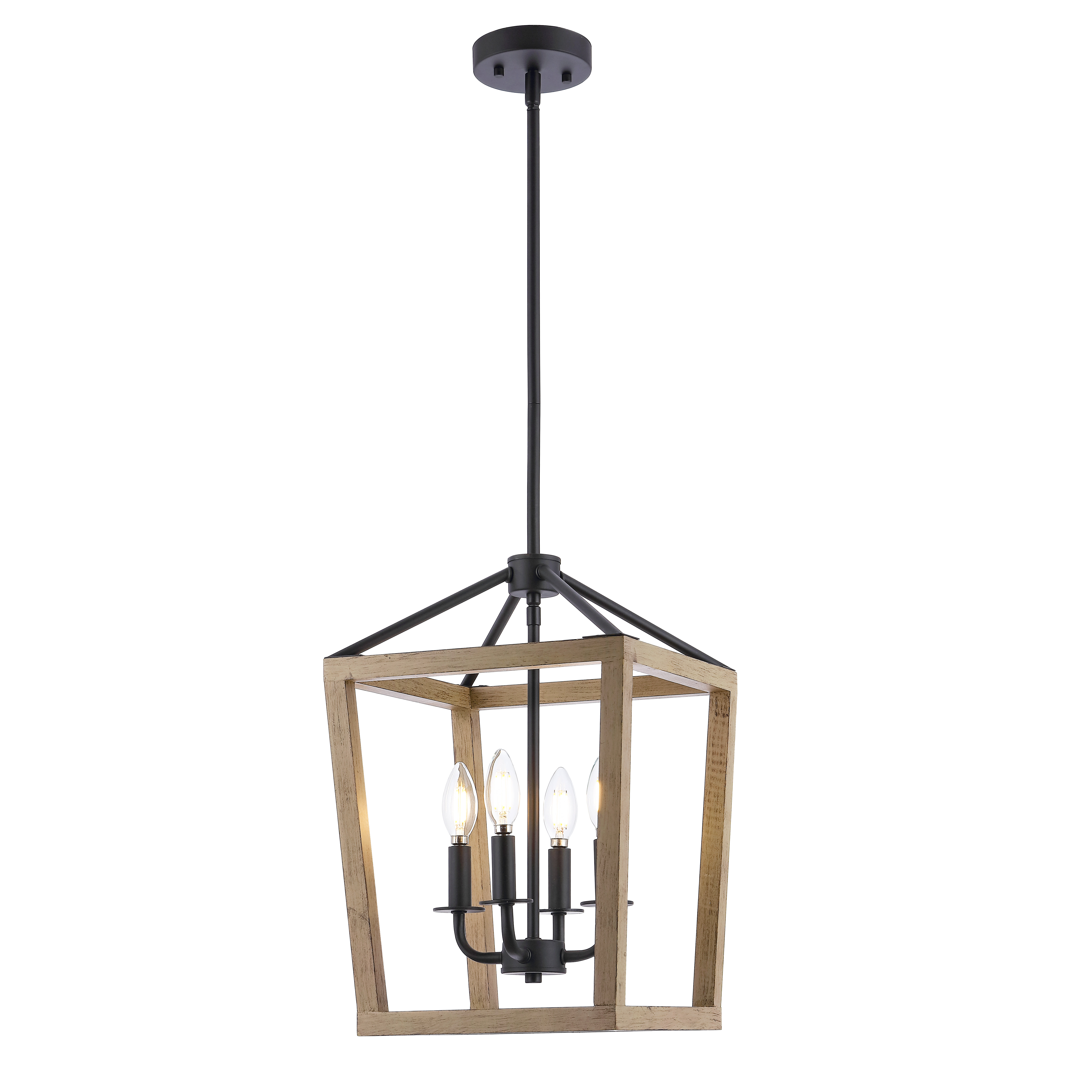 Gracie Oaks Obell 4 Light Lantern Rectangle Pendant Reviews Wayfair