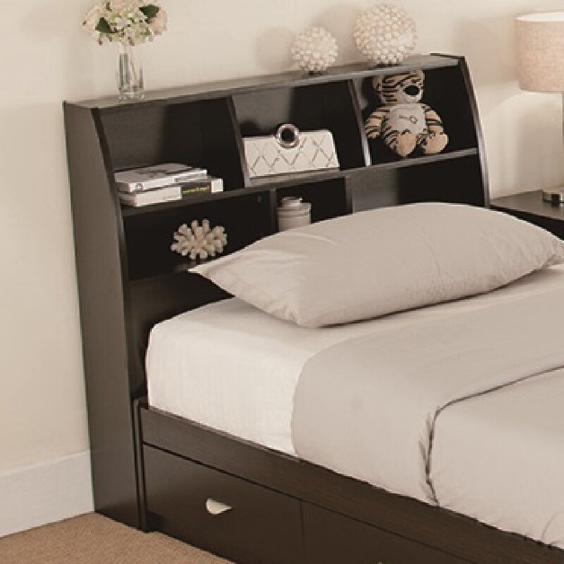 Harriet Bee Capital Full/Double Bookcase Headboard | Wayfair