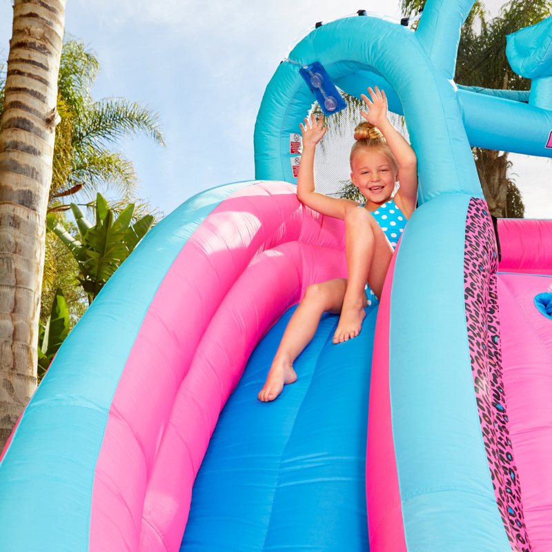 little tikes obstacle course water slide