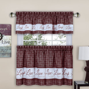 Tab Top Valances Kitchen Curtains You Ll Love In 2020 Wayfair