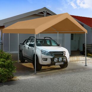 10 X 20 Portable HeavyDuty Canopy Garage Carport Car Steel Frame Free Shipping 