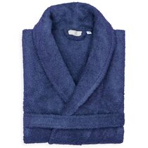 navy towelling dressing gown ladies