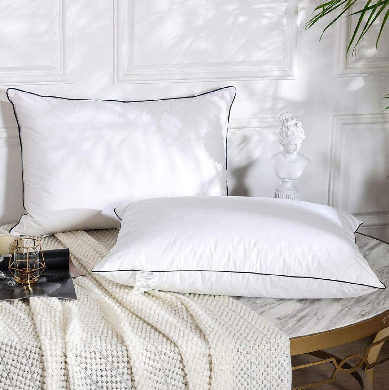 sleep factory premium down and feather pillow
