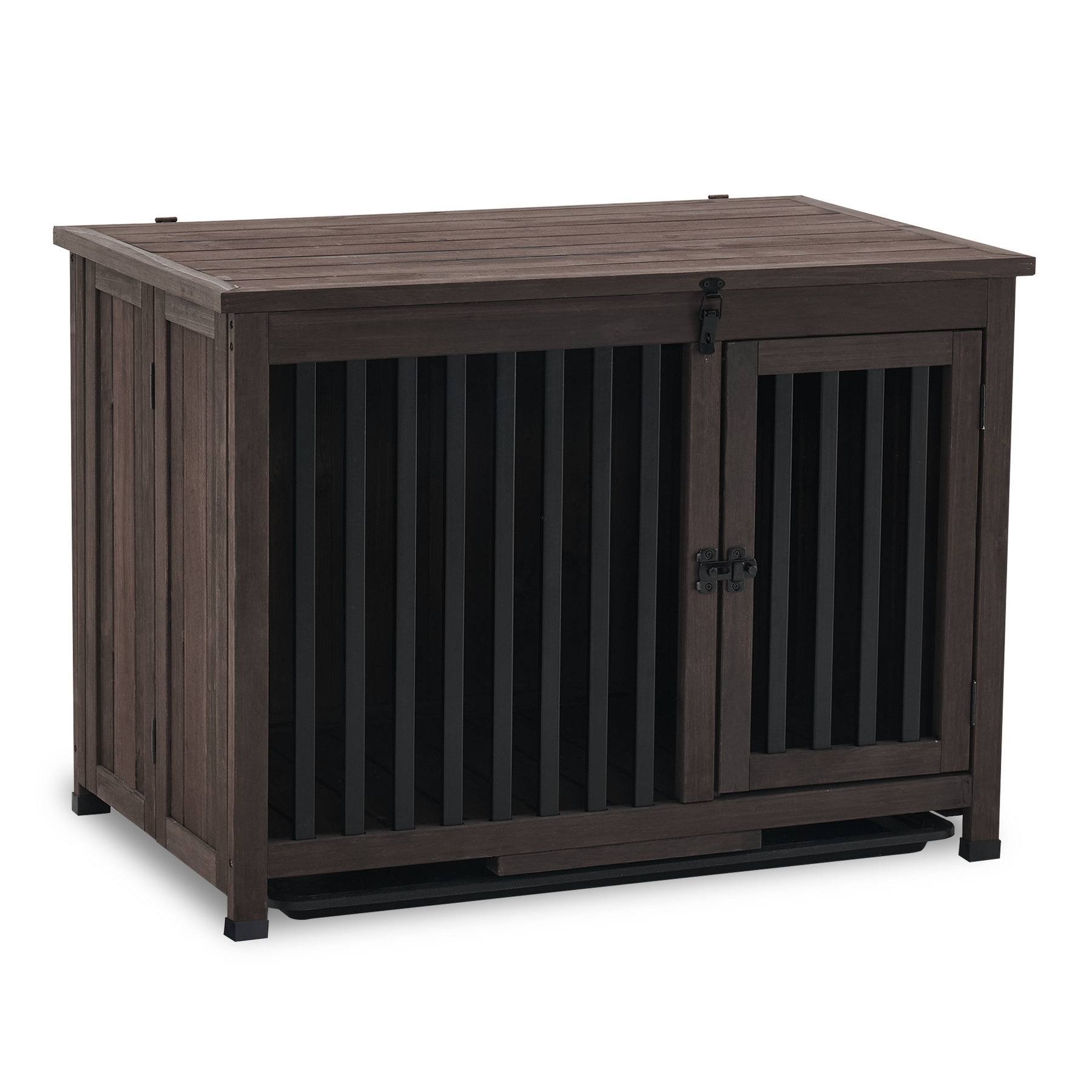 Tucker Murphy Pet™ Gully Wooden Foldable Pet Crate & Reviews Wayfair