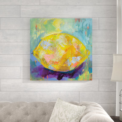 Lemon by Jeanette Vertentes - Painting Print on Canvas